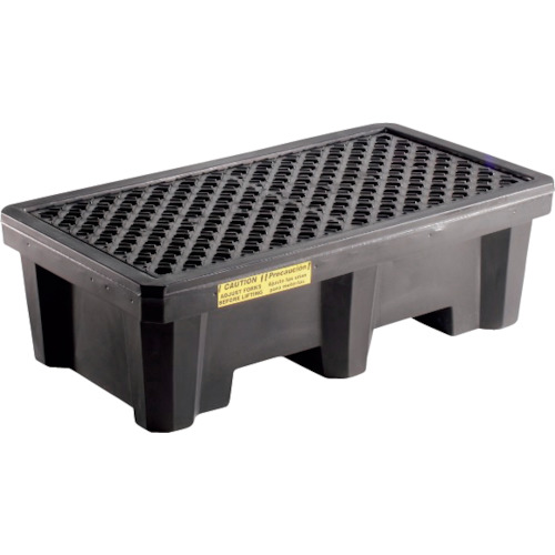 【送料別途】【直送品】pig ピグスタンダードポリスピルコンテイメントパレット 2ドラム缶用 PAK605