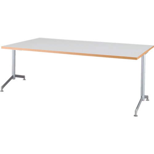【送料別途】【直送品】アイリスチトセ リフレッシュテーブル フーク T字脚 1800×750 ホワイト CFKTT1875G-W