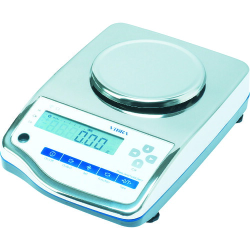 【送料別途】【直送品】ViBRA 高精度電子天びん 防塵防水型 (校正用分銅内蔵タイプ) 丸皿 ひょう量0.32 CJR-320