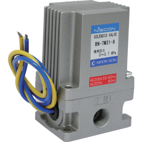 日本精器 3道のり電磁弁 8AAC200V7Mつづき物 BN-7M31-8-E200