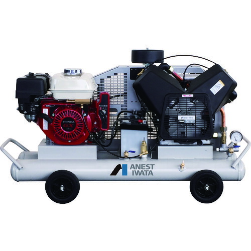 【送料別途】【直送品】アネスト岩田 軽便形コンプレッサ 1.5KW エンジン駆動 PLUE15C-10|KanamonoYaSan KYS
