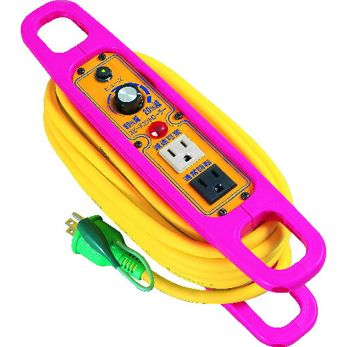 日動 スピードコントローラー100V ハンドリールタイプ屋内型 10m アース付 サーキットブレーカ付 SH-E102