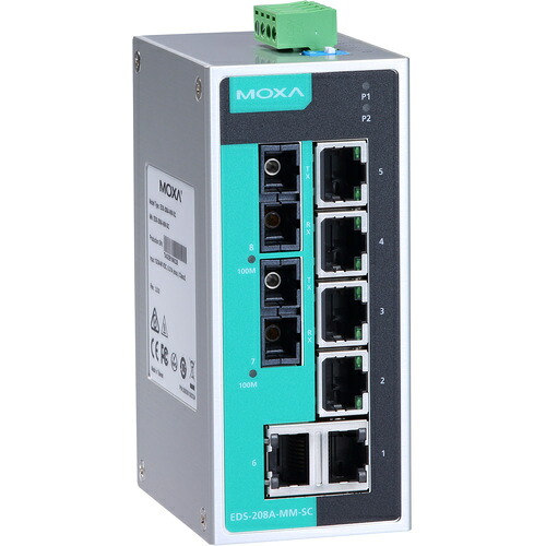 【貨物輸送別途】【直送品】MOXA EDS-208A-MM-SC EDS-208A-MM-SC