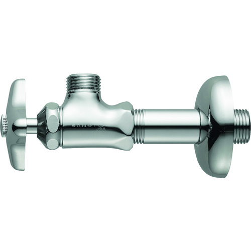 楽天市場】SANEI ストレート形止水栓 JV21JS-X2-13X420縦490×横40×高さ