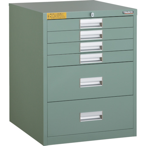 【送料別途】【直送品】TRUSCO LVE型キャビネット 500X550XH650 引出6段 LVE-656｜KanamonoYaSan ＫＹＳ 49,066円
