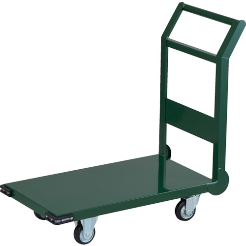 【送料別途】【直送品】TRUSCO 鋼鉄製運搬車 ハンドル側自在車輪 800X450 Φ100プレス車 SH-3C｜KanamonoYaSan ＫＹＳ