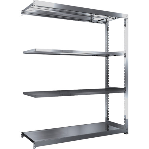 【貨物輸送別途】【直送品】TRUSCO ステンレス鋼棚 SM3型 1800X571XH2100 4段 繋ぎ合わせる SM3-7664B