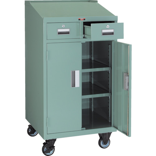 【送料別途】【直送品】TRUSCO ワークデスク 600X600XH1100 キャスター付 TY-2510C｜KanamonoYaSan ＫＹＳ