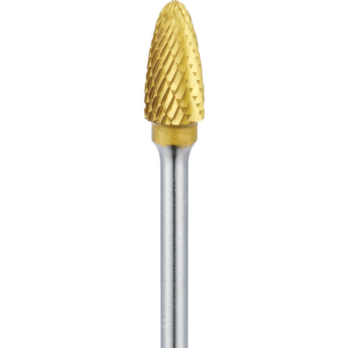 ナカニシ チタンコート超硬カッター 楕円(ロー付) 刃径6.3mm 刃長13mm 21245