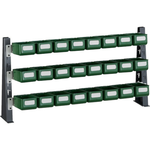 TRUSCO UPR型ライトビンラック卓上用 K-10HX24個 UPR-ML1803K