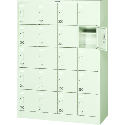 【送料別途】【直送品】TRUSCO シューズケース 20人用 1050X380XH1437 シリンダ錠 SC-20WA|KanamonoYaSan KYS