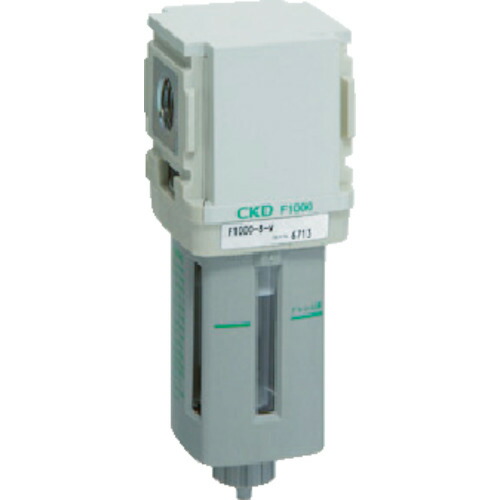 あすつく対応 「直送」 ＣＫＤ F8000-25-W-F1 エアフィルタ 白色シリーズ F800025WF1 CKD エアフィルター ▽344-4775 F8000-25-W 1個