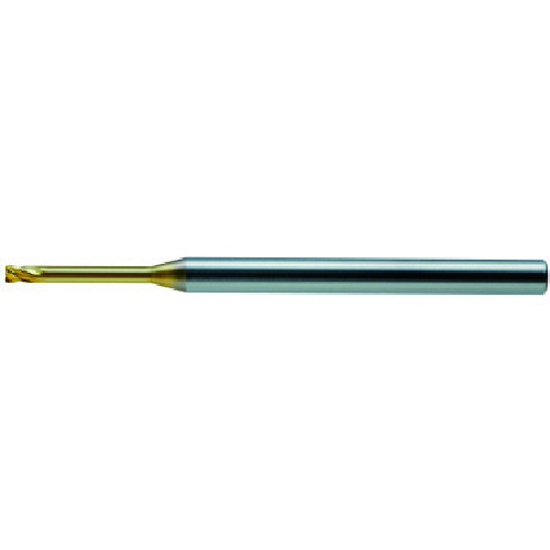 ユニオンツール 超硬エンドミルHLRS4枚刃ロングネックラジアスφ2.5×R0.3×有効長30 HLRS4025-03-300