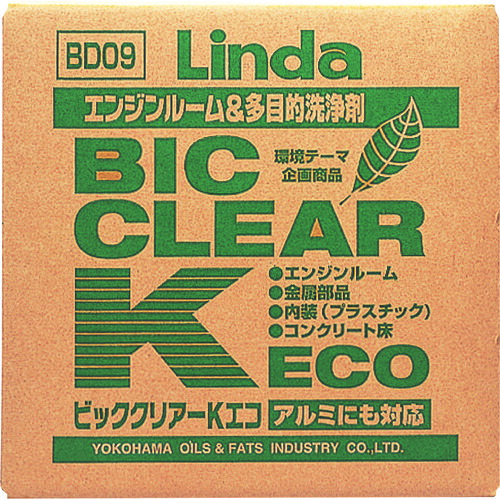 【送料別途】【直送品】Linda ビッククリアーK・ECO 20kg/BIB BD09|KanamonoYaSan KYS