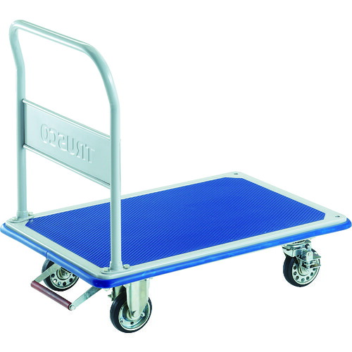 【送料別途】【直送品】TRUSCO プレス製台車 ドンキーカート 固定式915×615 ピン式4輪ストッパー付 302NJKB4|KanamonoYaSan KYS