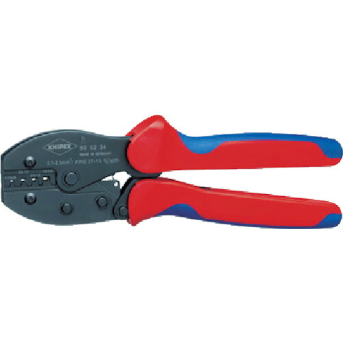 KNIPEX 圧着ペンチ プレシフォース 220mm 9752-33｜KanamonoYaSan ＫＹＳ