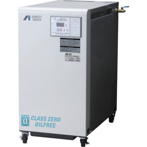 【送料別途】【直送品】アネスト岩田 オイルフリーコンプレッサD内蔵0.75KW SLP-07EEDM5|KanamonoYaSan KYS