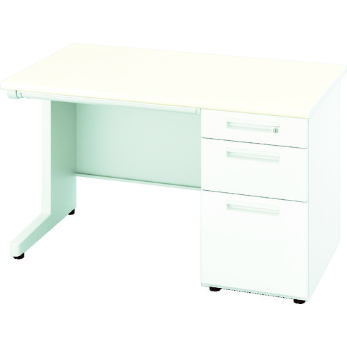 【送料別途】【直送品】ナイキ 片袖デスク 1200×700×700 XED127B-WH