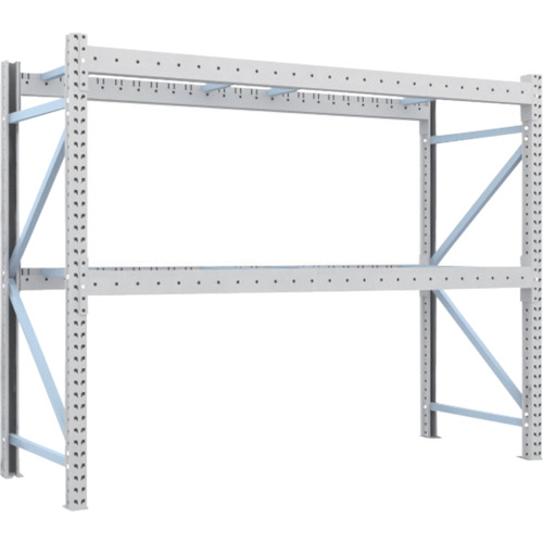 【送料別途】【直送品】TRUSCO 重量パレットラック1トン2500×900×H2000単体 2段 1D-20B25-09-2|KanamonoYaSan KYS