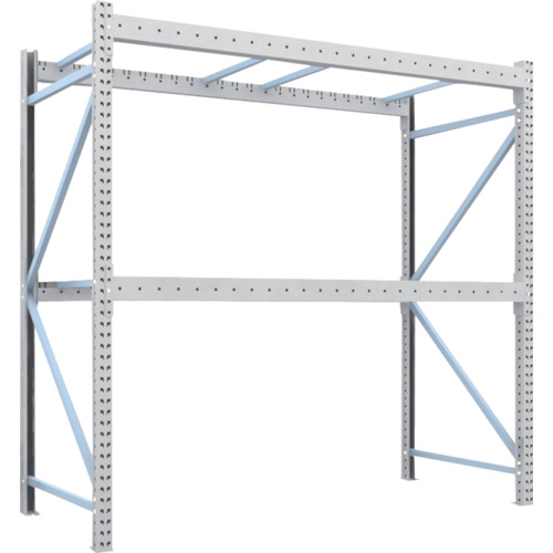 【送料別途】【直送品】TRUSCO 重量パレットラック1トン2500×1100×H2500単体 1D-25B25-11-2|KanamonoYaSan KYS