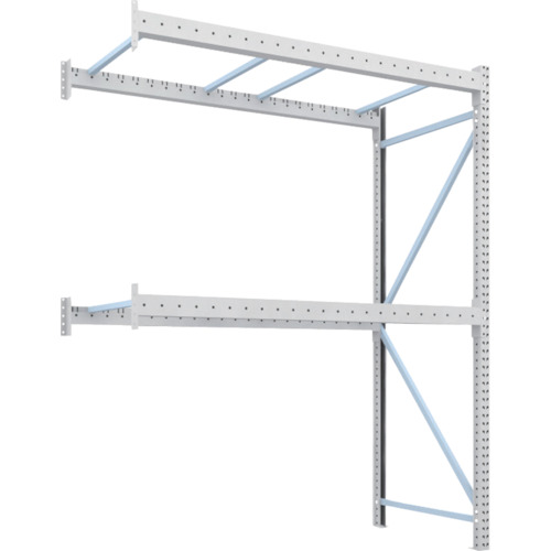 【送料別途】【直送品】TRUSCO パレットラック1トン用2300X1100XH3000 2段 連結 1D-30B23-11-2B|KanamonoYaSan KYS