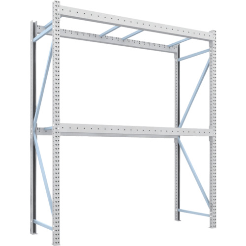 【送料別途】【直送品】TRUSCO パレットラック1トン用2500X900XH3000 2段 単体 1D-30B25-09-2|KanamonoYaSan KYS