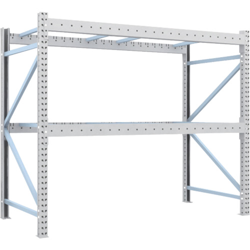 【送料別途】【直送品】TRUSCO 重量パレットラック2トン2300&times;1100&times;H2000単体 2D-20B23-11-2｜KanamonoYaSan ＫＹＳ