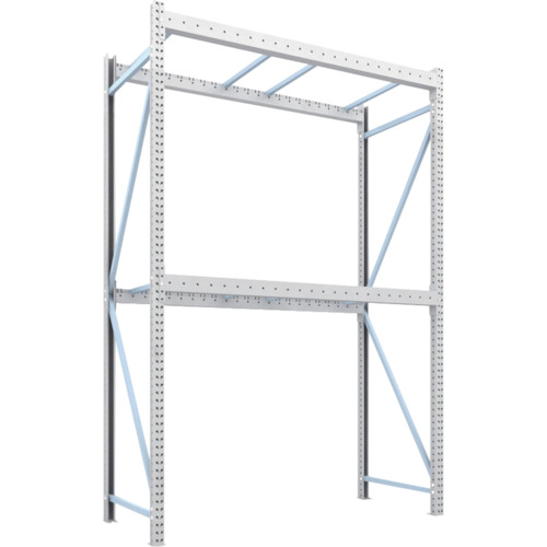 【送料別途】【直送品】TRUSCO パレットラック2トン用2300X1000XH3500 2段 単体 2D-35L23-10-2|KanamonoYaSan KYS
