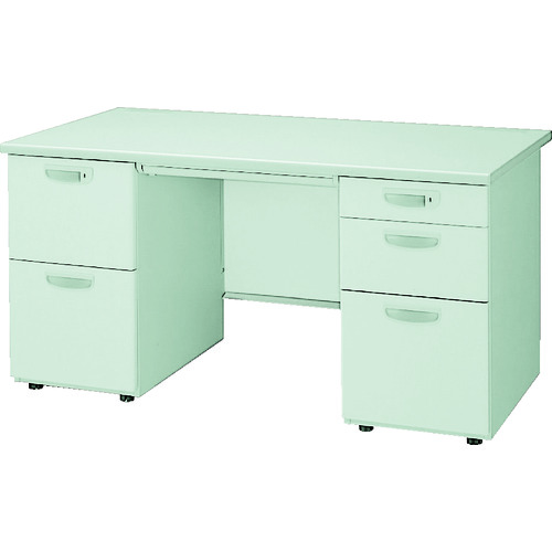 【送料別途】【直送品】ナイキ 両袖デスク2段・3段 NED147BA-AWH｜KanamonoYaSan ＫＹＳ 57,251円