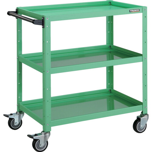 【貨物輸送別途】【直送品】TRUSCO 手道具手押し車 バーディワゴン 750X500XH880 ウレタン拷問台 青少年緑であること BDW-973U-YG