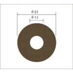 ナカニシ サンドペーパーディスク(100枚入)粒度320 基材:布 外径31mm 64146