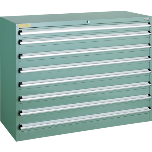 【送料別途】【直送品】TRUSCO VE13S型キャビネット 1300X550XH1000 引出8段 VE13S-1003
