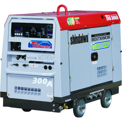 【送料別途】【直送品】新ダイワ エンジンTIG溶接機(オイルガード付) DGT300MC-W|KanamonoYaSan KYS