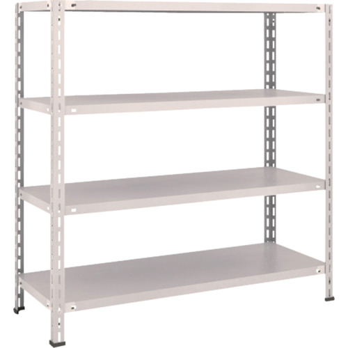 【送料別途】【直送品】TRUSCO スチールラック 軽量棚 中棚ボルトレス型1200X450X1200 4段 ネオグレー L44X-14:NG|KanamonoYaSan KYS