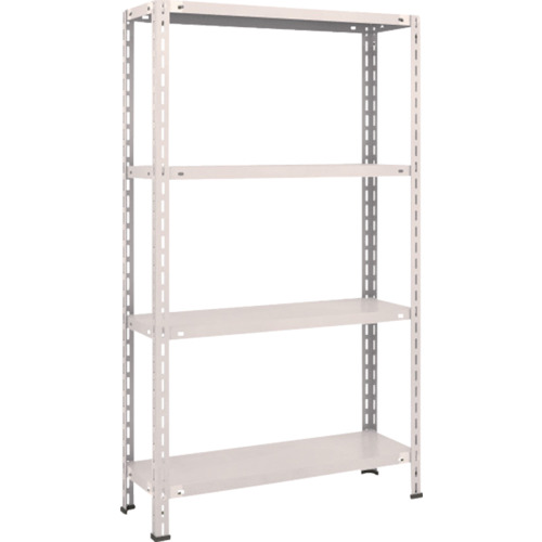 【送料別途】【直送品】TRUSCO スチールラック 軽量棚 中棚ボルトレス型 875X300X1500 4段 ネオグレー L53V-14:NG|KanamonoYaSan KYS