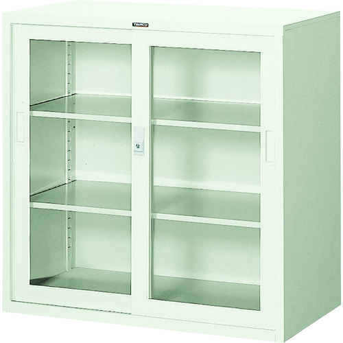 【送料別途】【直送品】TRUSCO スタンダード書庫(D515) ガラス引違 880XH880 N303GW