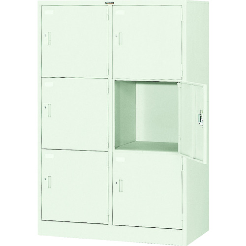 【送料別途】【直送品】TRUSCO 多人数用ロッカー6人用 900X515XH1373 シリンダ錠式 SVG6LA|KanamonoYaSan KYS