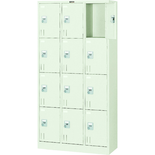 【送料別途】【直送品】TRUSCO 多人数用ロッカー12人用 900X380XH1790 手ぶらキー式 SVG12K|KanamonoYaSan KYS