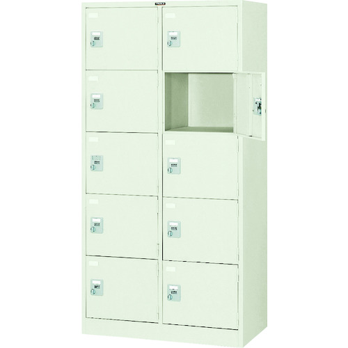 【送料別途】【直送品】TRUSCO 多人数用ロッカー10人用 900X515XH1790 手ぶらキー式 SVG10K