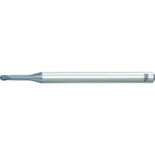 OSG 超硬ボールエンドミル WXLコート2刃(深リブボール形) ボール半径0.1mm 刃長0.16mm 首下長0.3mm 3110203 WXL-LN-EBD-R0.1X0.3X4 6,780円
