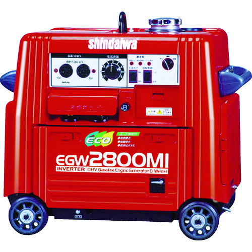 【送料別途】【直送品】新ダイワ ガソリンエンジン発電機兼用溶接機 EGW2800MI