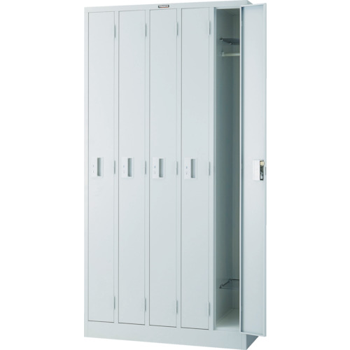 【貨物輸送別途】【直送品】TRUSCO か細いロッカー 5人用 900X515XH1790 W色 WL-5S