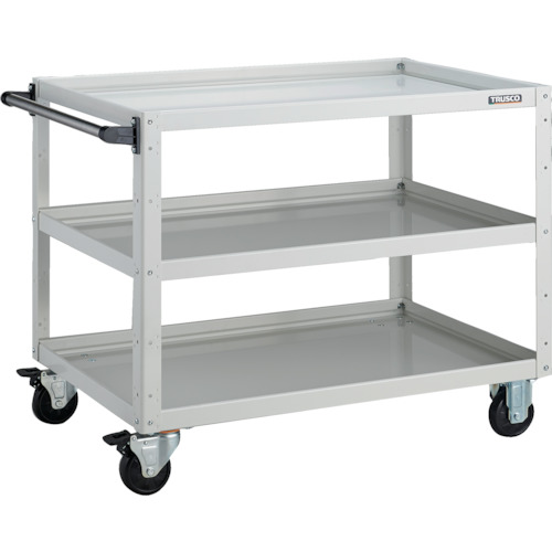 【貨物輸送別途】【直送品】TRUSCO 物の具手押し車 鷲手押し車 900X600XH740 3段 白いこと EGW-793-W