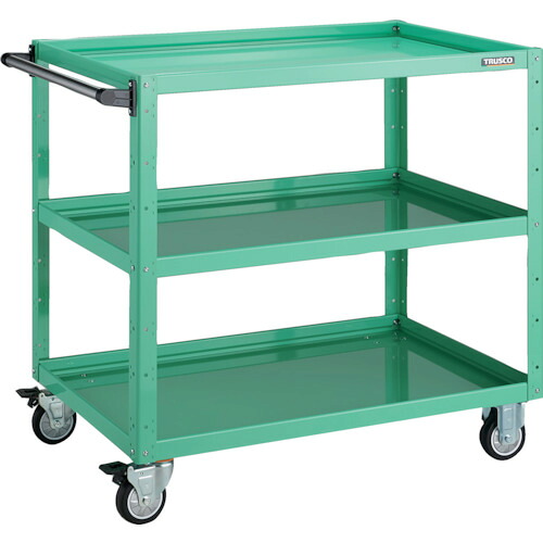 【貨物輸送別途】【直送品】TRUSCO 物の具手押し車 鷲手押し車 900X600XH880 ウレタン拷問台 若い衆緑であること EGW-993U-YG