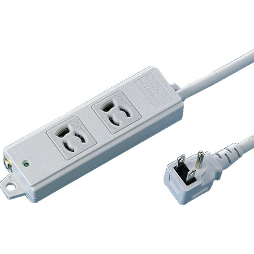 SANWA 工事品物飲み口 抜け打ち切り差し込み 2個口 L型 有線テレビ長5m TAP-KE2L-5