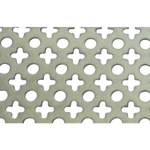 【貨物輸送別途】【直送品】OKUTANI ステンレスパンチングメタル 2.0TX○十 1000X1000 PM-SUS-T2.00+-1000X1000