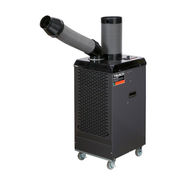 【送料別途】【直送品】パワーヘッド付き スポットエアコン 三相200V首振り機能無 (ドレンレスタイプ) ブラック TRUSCO TS34ECN-3DL-PH|KanamonoYaSan KYS