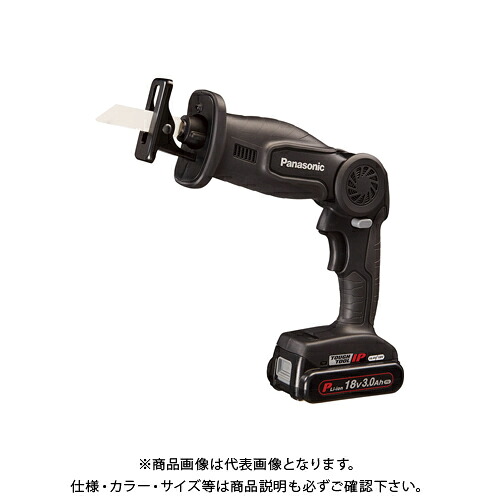 パナソニック Panasonic 充電レシプロソー 黒 18V 3.0Ah電池セット（2個付） EZ47A1PN2G-B｜KanamonoYaSan ＫＹＳ