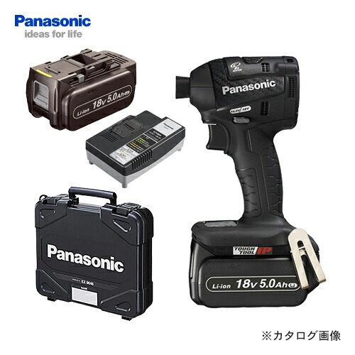 パナソニック Panasonic EZ75A7LJ2G-B Dual 18V 5.0Ah 充電インパクトドライバー (黒) 41,915円