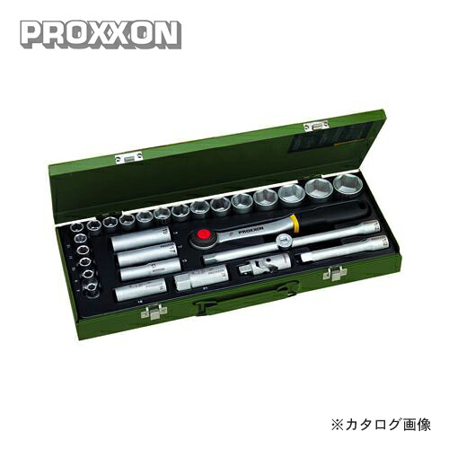 プロクソン PROXXON 29点・ソケットレンチセット 1/2 No.82000